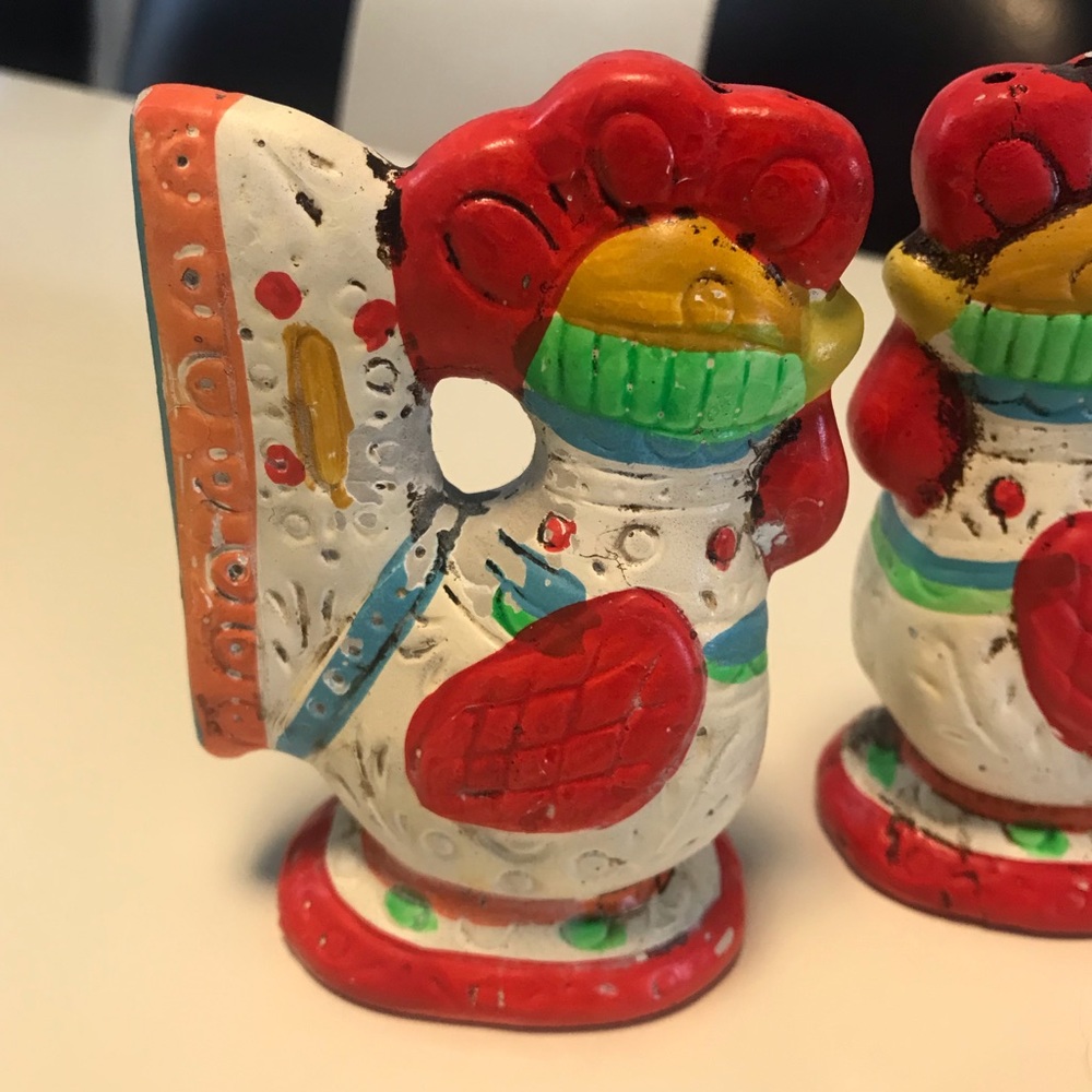 Vintage rooster salt and pepper shakers - Picture 2 of 6